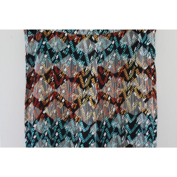 Women's Size Large AGB 100% Rayon Autumm colors Elastic Waist Band - Picture 5 of 11